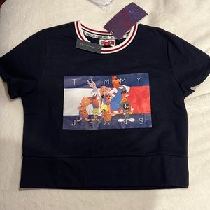 NWT Tommy Hilfiger x space jam baby tee